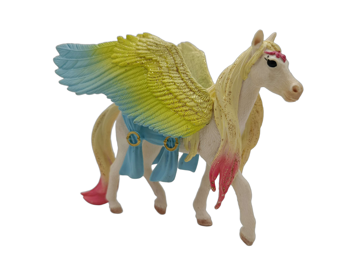 Schleich Tiere Bundle 6 Teile Tierfiguren Pferd Kuh Hund Pegasus