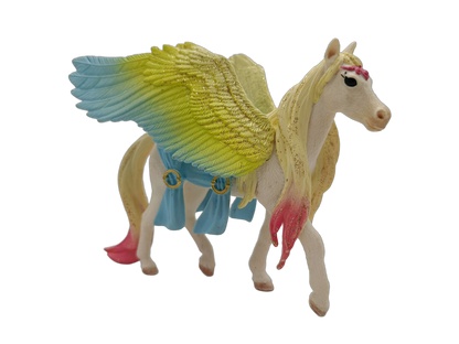 Schleich Tiere Bundle 6 Teile Tierfiguren Pferd Kuh Hund Pegasus