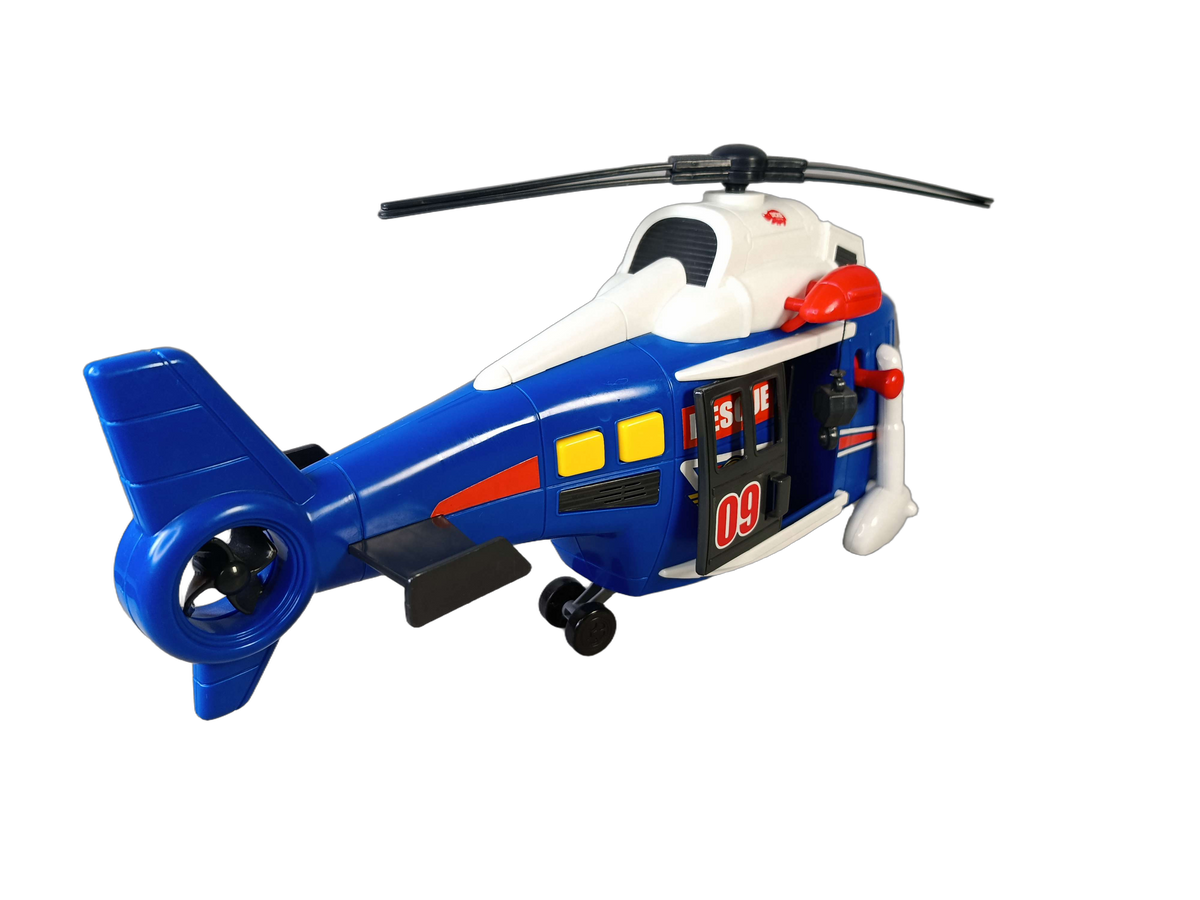 Dickie Toys Rettungshelikopter mit Rettungstrage & Seilwinde