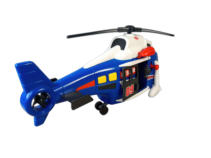 Dickie Toys Rettungshelikopter mit Rettungstrage & Seilwinde