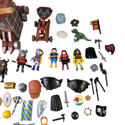 Playmobil Bundle Drachenland 4837 Set Figuren, Wikinger & Ritter