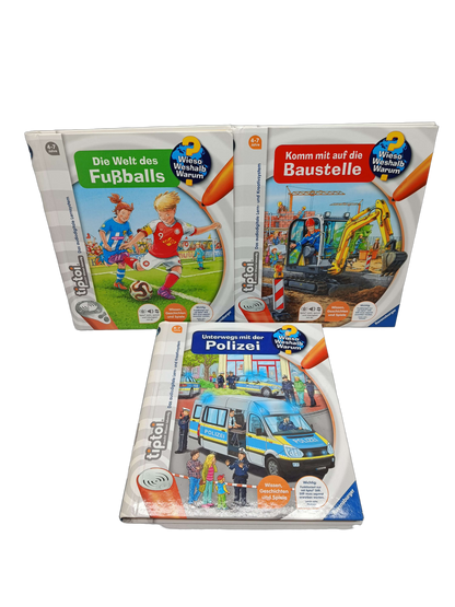 Ravensburger Bundle tiptoi Wieso? Weshalb? Warum? Set von 3 Büchern