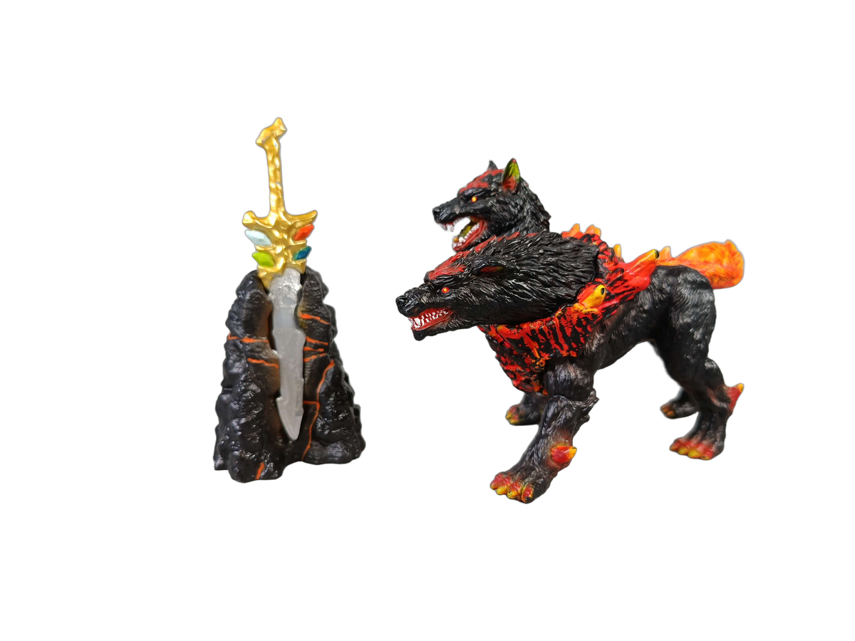 Schleich Bundle Eldrador Höllenhund & Lavafels 2 Teile Figuren