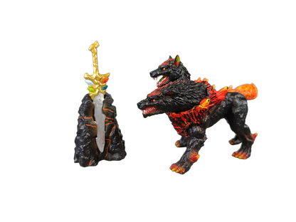 Schleich Bundle Eldrador Höllenhund & Lavafels 2 Teile Figuren