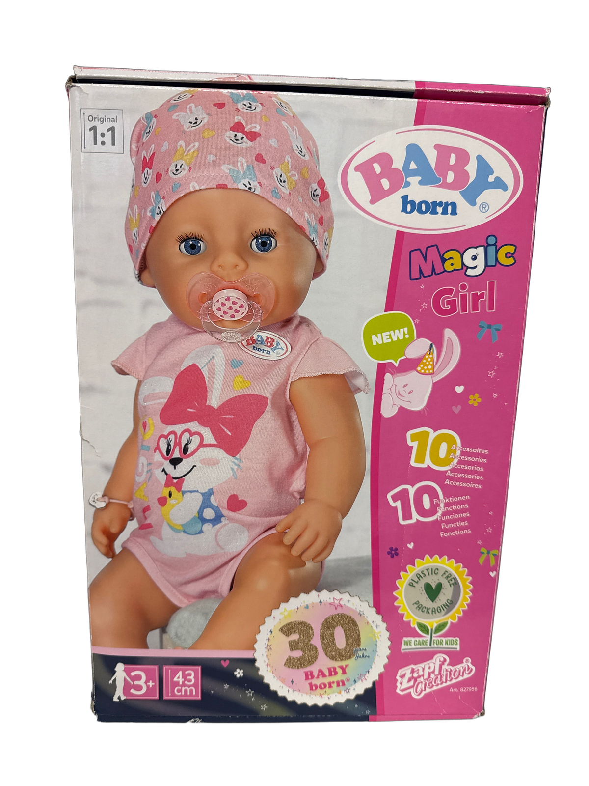 Zapf Creation Magic Girl 43 cm 827956 Babypuppe