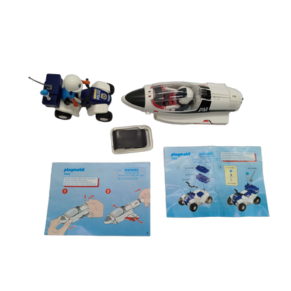 Playmobil Bundle 4342 3655 Set von 2 Jet & Polizei-Quad