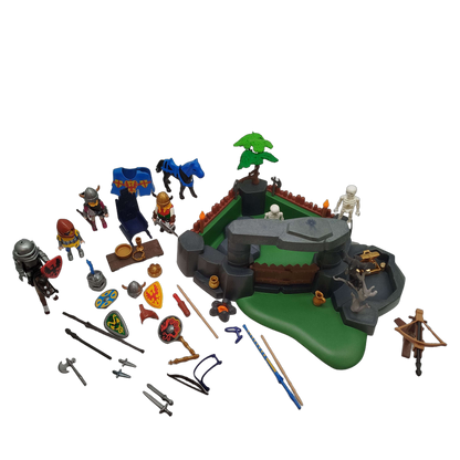 Playmobil Bundle Knights Attack Fortress 3137 Set von 2 Burg & Ritter