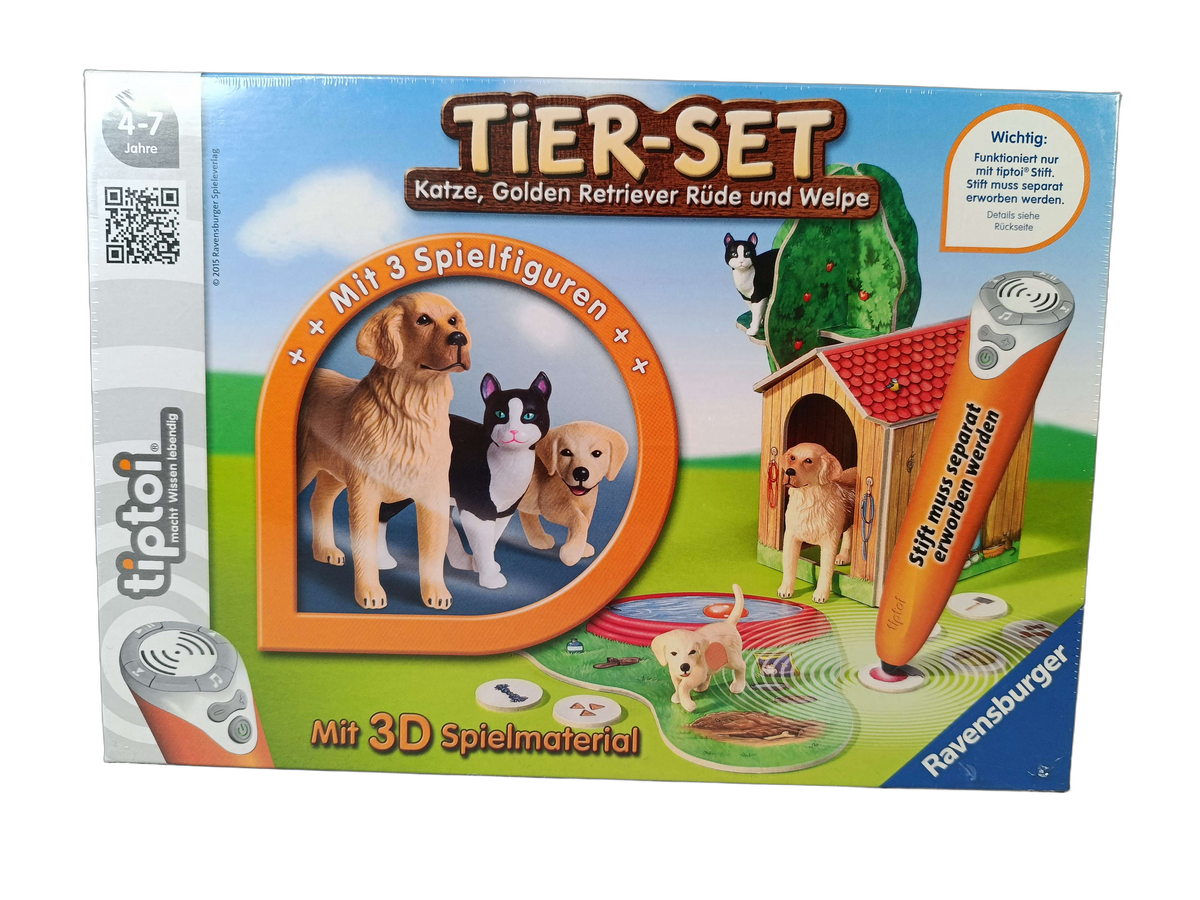 Ravensburger tiptoi Hund & Katze Tier-Set, Neu, ab 3 Jahre