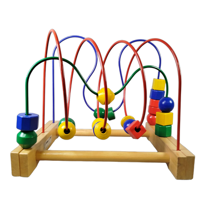 Bundle Holzspielzeug Set von 5 Motorikschleife Zahlenpuzzle & Ziehtier