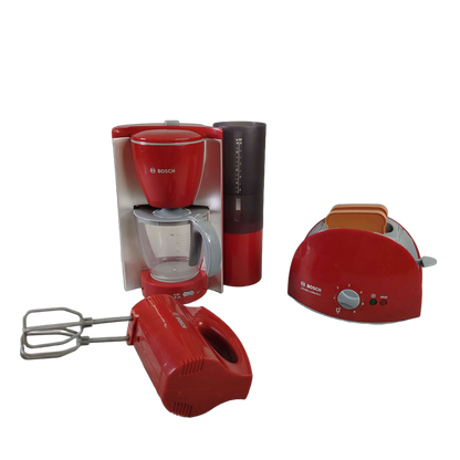Theo Klein Bundle Kinderküche Set von 3 Kaffeemaschine & Toaster