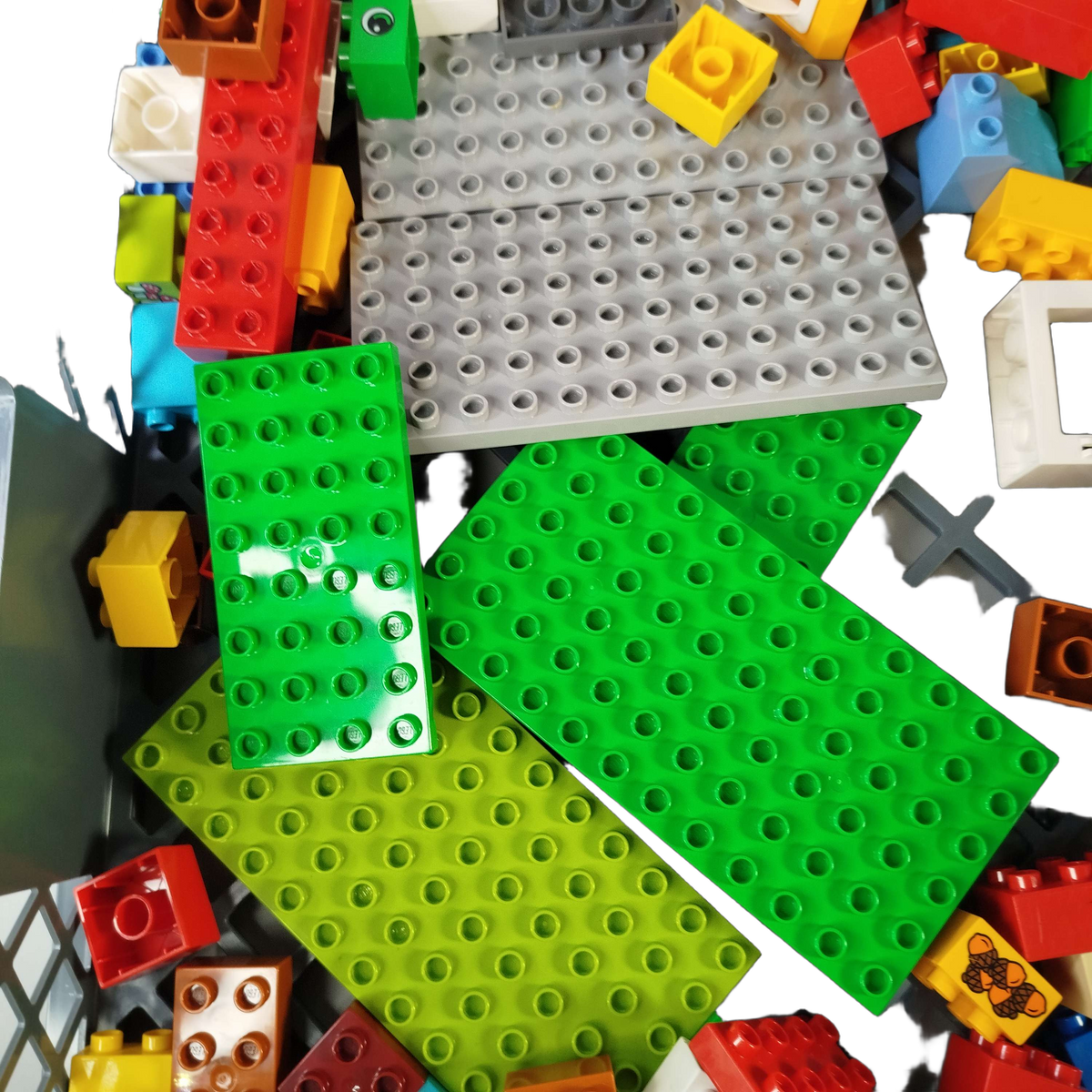 Konvolut LEGO Großbausteine & Grundplatten ca. 2,2 kg, ab 3 4 5 Jahre