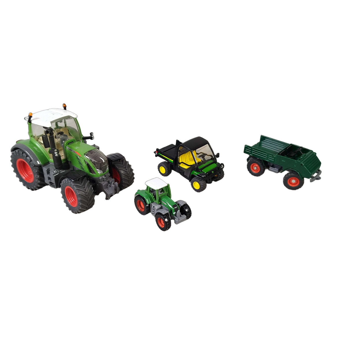 Siku Bundle John Deere Gator Set von 4 Traktoren & Anhänger