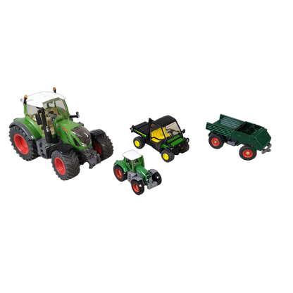 Siku Bundle John Deere Gator Set von 4 Traktoren & Anhänger
