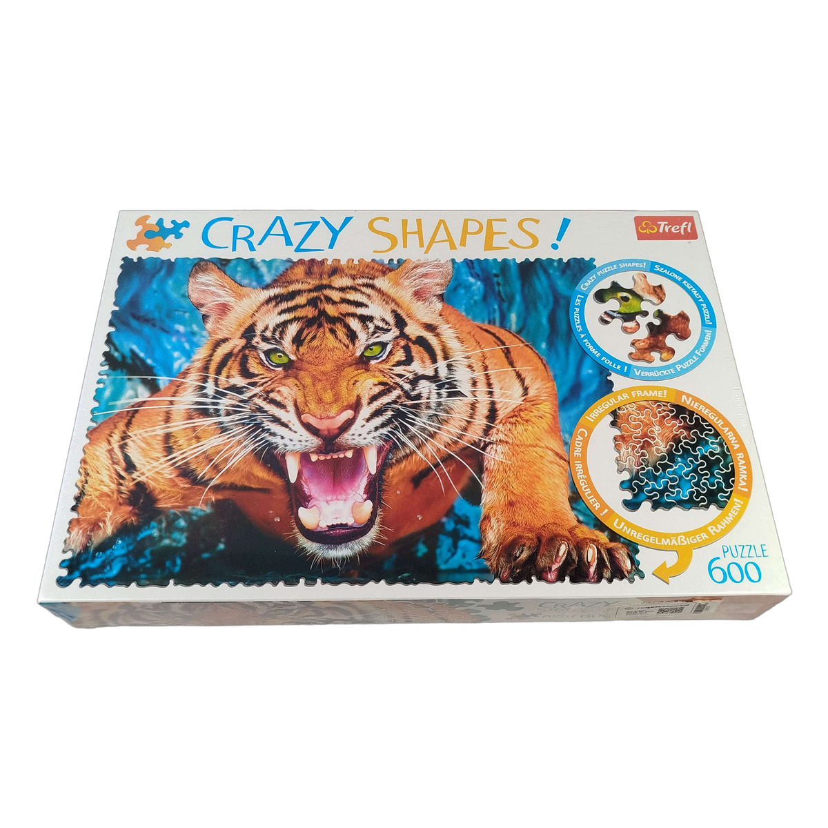 Trefl Crazy Shapes Tiger 600 Teile 27101 Puzzle, neu