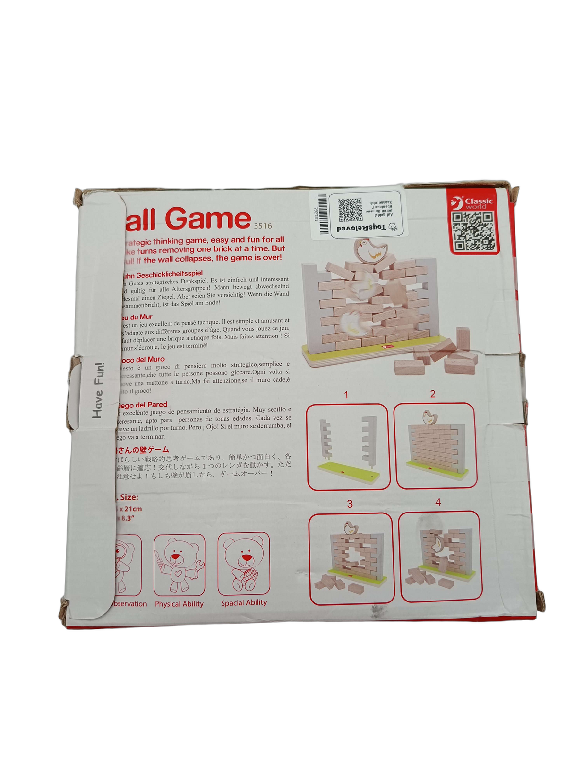 Classic World Wall Game 3516 Geschicklichkeitsspiel