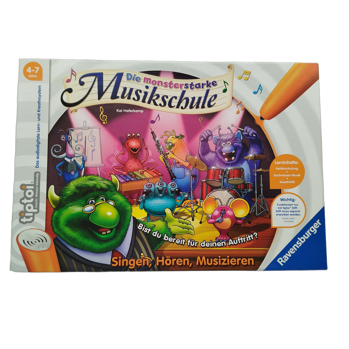 Ravensburger tiptoi Die monsterstarke Musikschule 00555 Buch