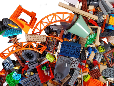Konvolut LEGO ca. 3,5 kg, Bausteine & Teile gemischt, ab 6 7 8 Jahre