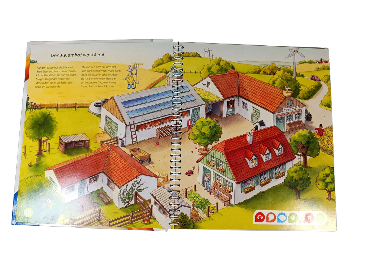 Ravensburger Bundle tiptoi Feuerwehr & Bauernhof Set von 2 Lernbücher