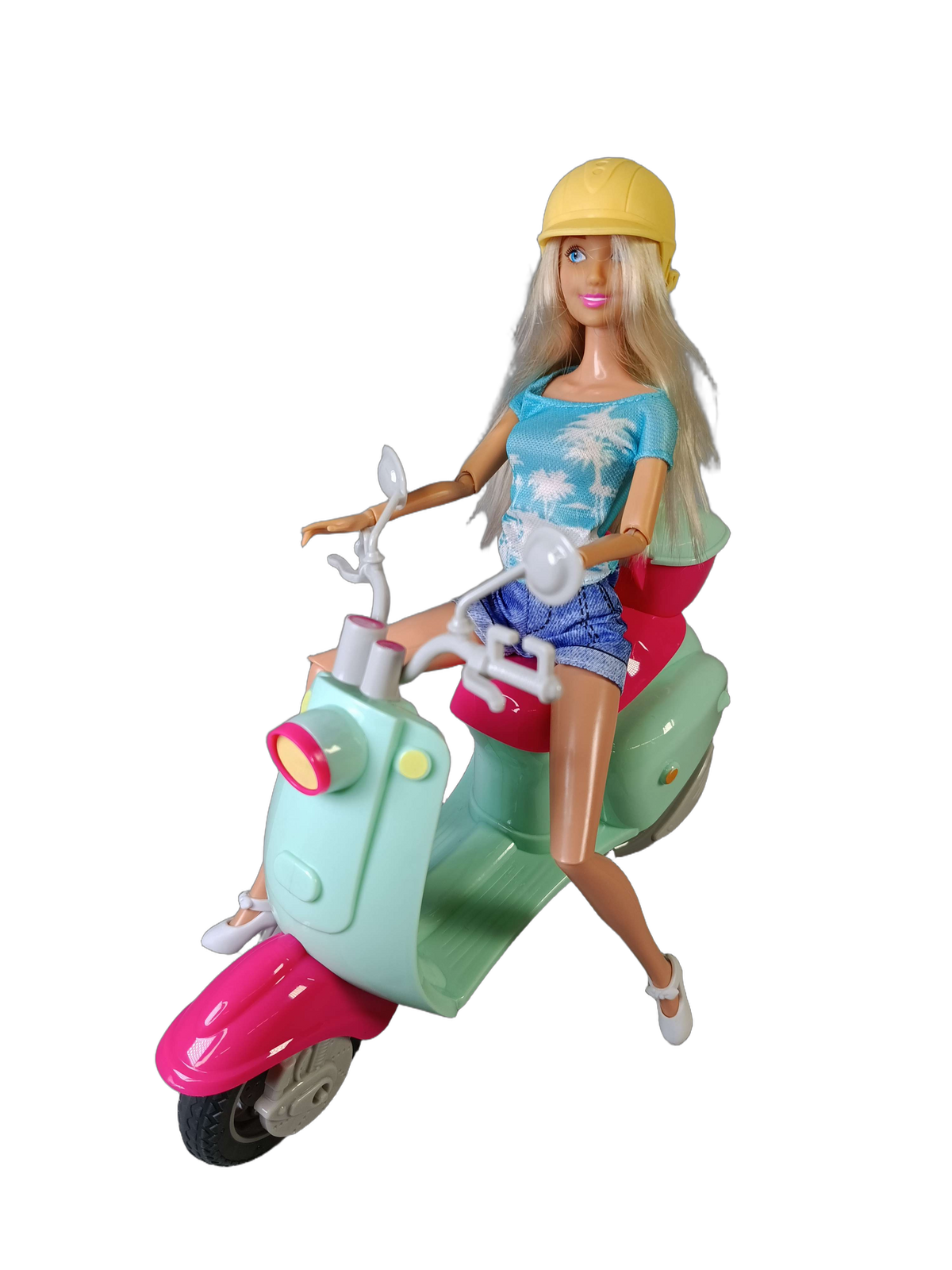Playtive Modepuppe mit Scooter Puppenset