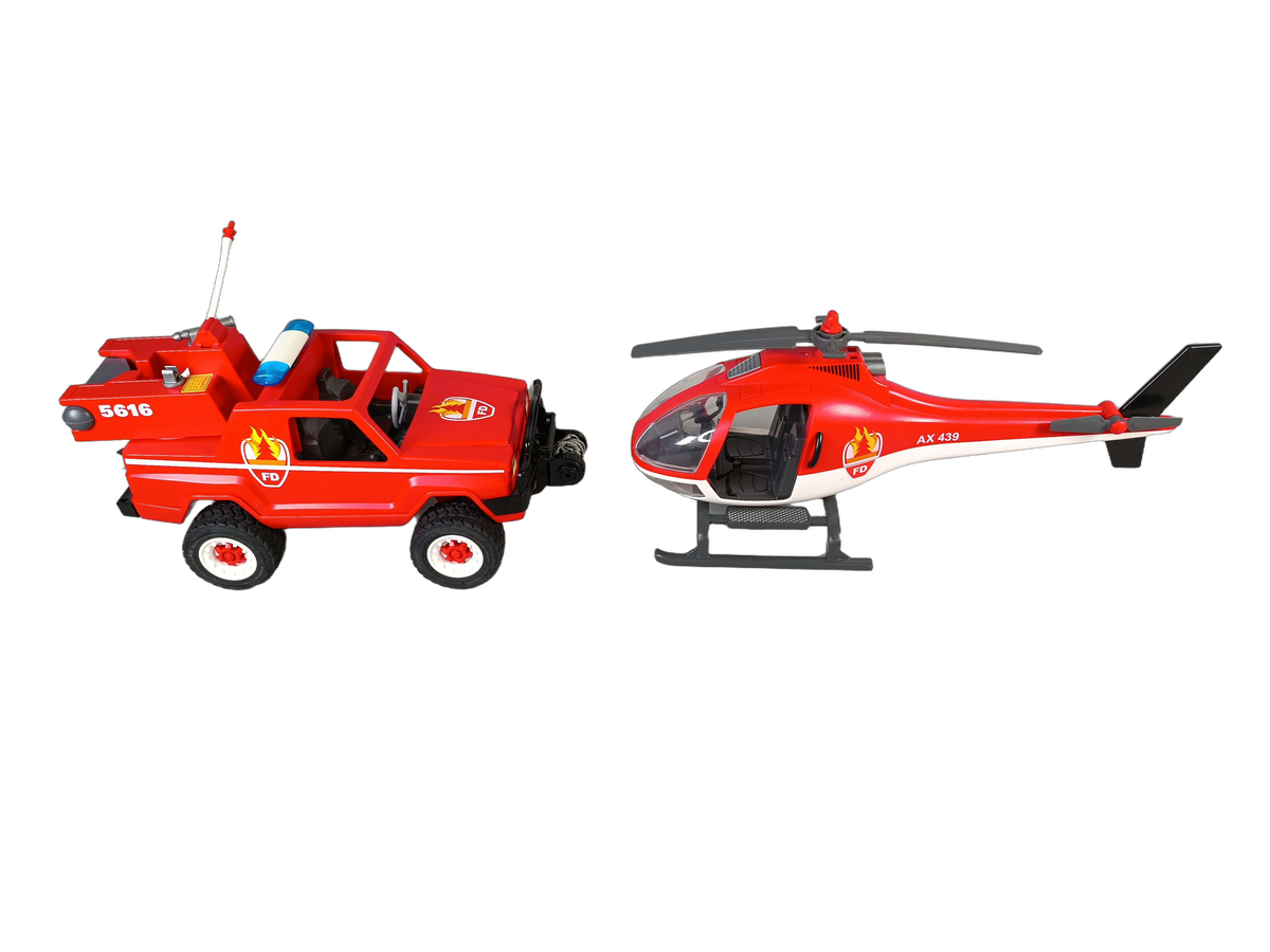 Playmobil Feuerwehr 9518 Spielset Fahrzeug & Hubschrauber