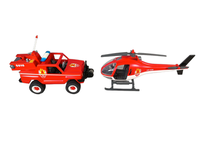 Playmobil Feuerwehr 9518 Spielset Fahrzeug & Hubschrauber