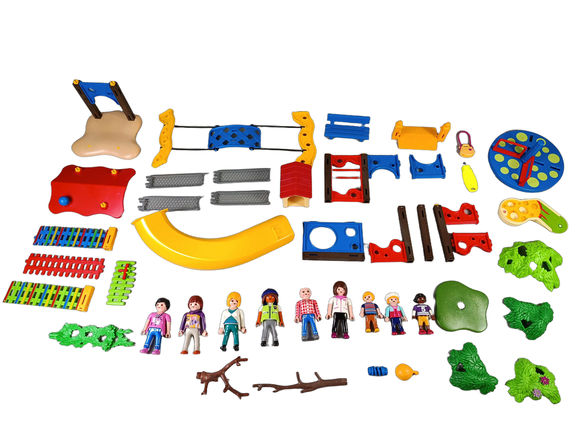 Playmobil Family Fun Spielplatz Figuren-Set mit Zubehör, ab 3 Jahre