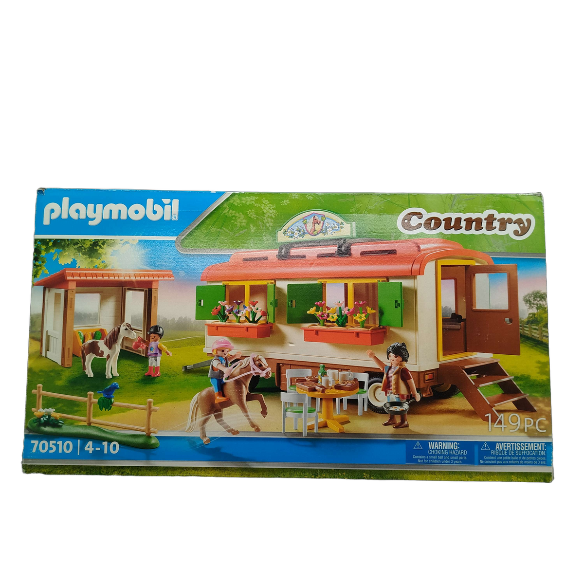 Playmobil Ponycamp 70510 Übernachtungswagen Spielset