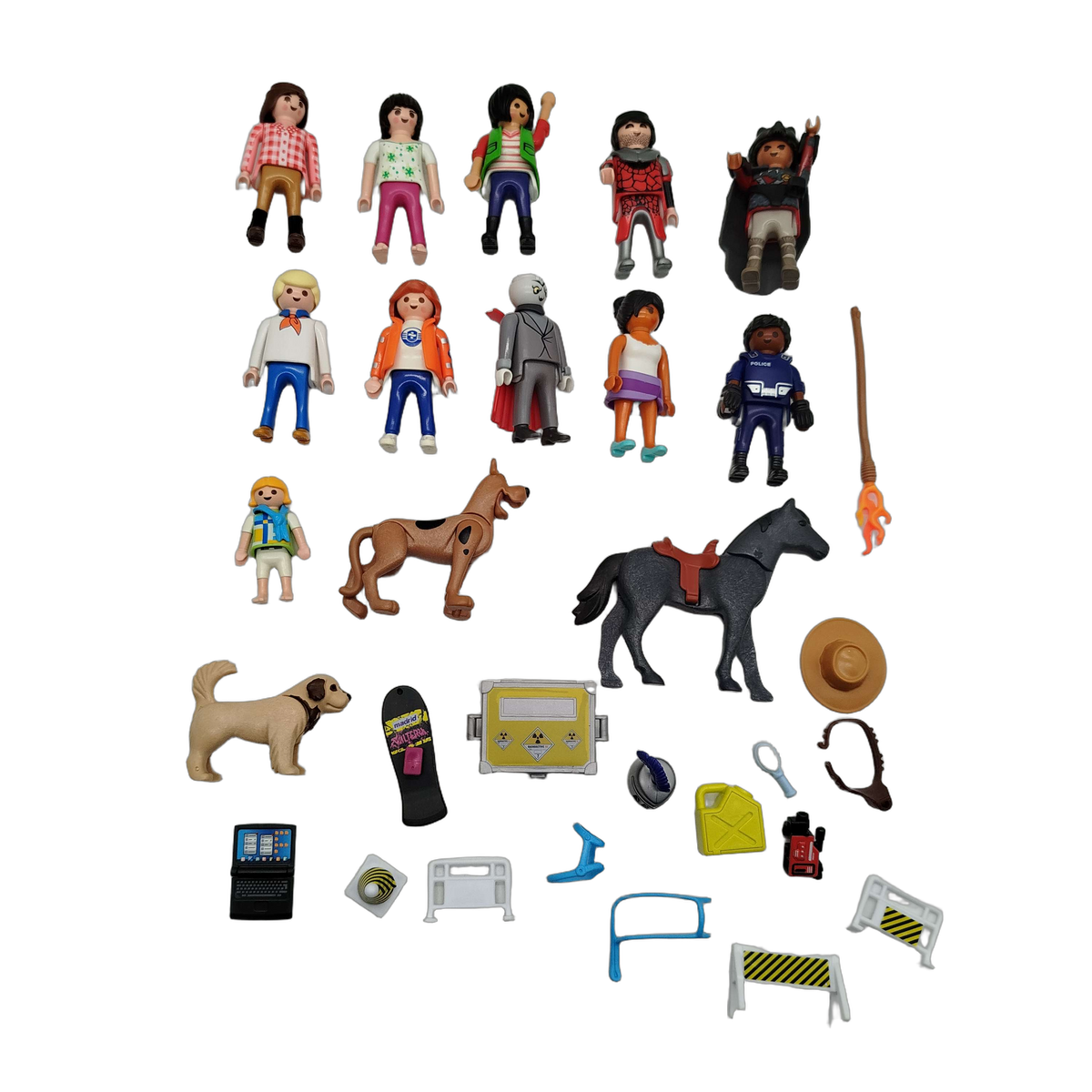 Playmobil Bundle Polizei & Ritter großes Set Figuren & Zubehör
