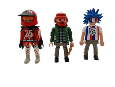 Playmobil Bundle Sport & Alltag großes Set Figuren, Roller & Zubehör