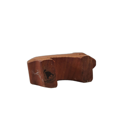 Ostheimer Bär klein stehend Holzfigur Holztier