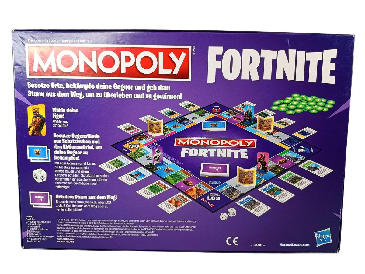 Hasbro Monopoly Fortnite Edition E6603 Brettspiel, Neuwertig