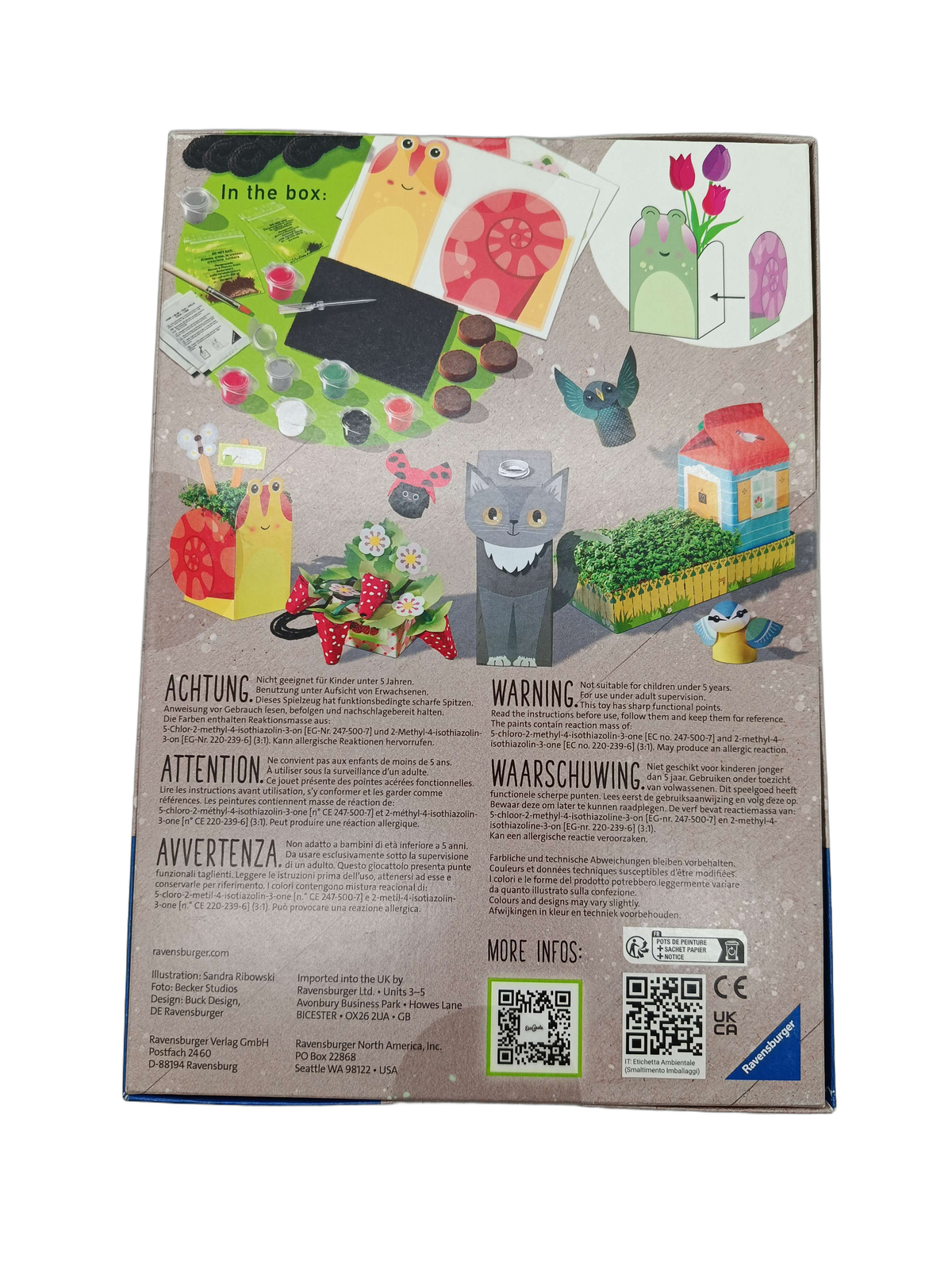 Ravensburger Eco Create Little garden Bastelset, neuwertig