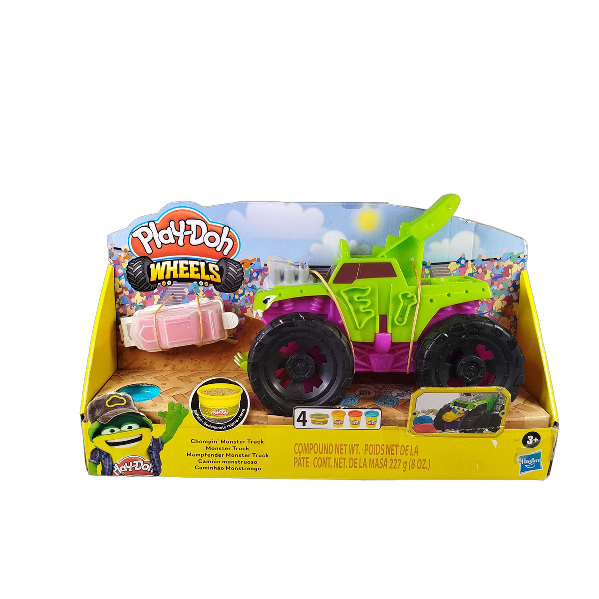 Hasbro Play-Doh Chompin' Monster Truck F1322 Knet-Set neuwertig