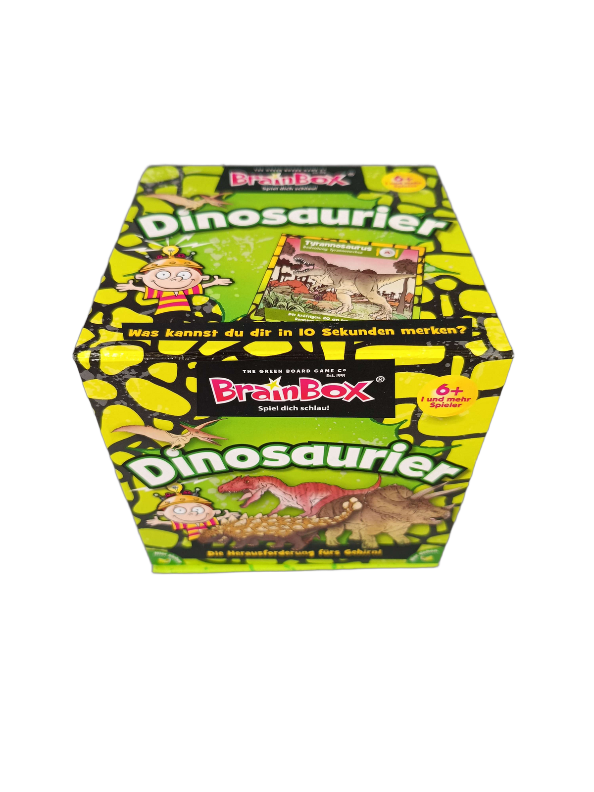 BrainBox Dinosaurier 90038 Kartenspiel & Lernspiel