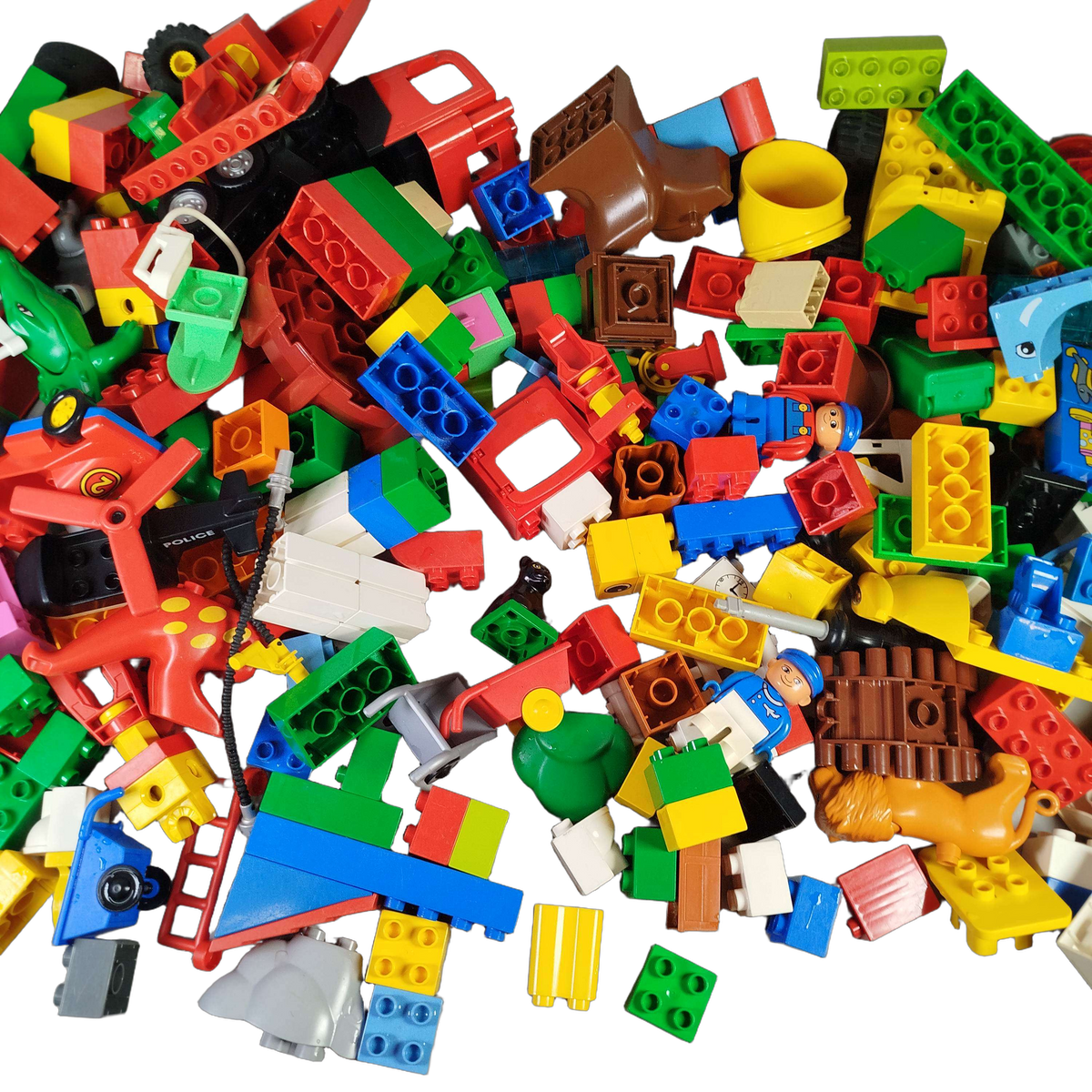 Konvolut LEGO Klemmbausteine, Figuren & Tiere ca. 3,5 kg, ab 3 Jahre