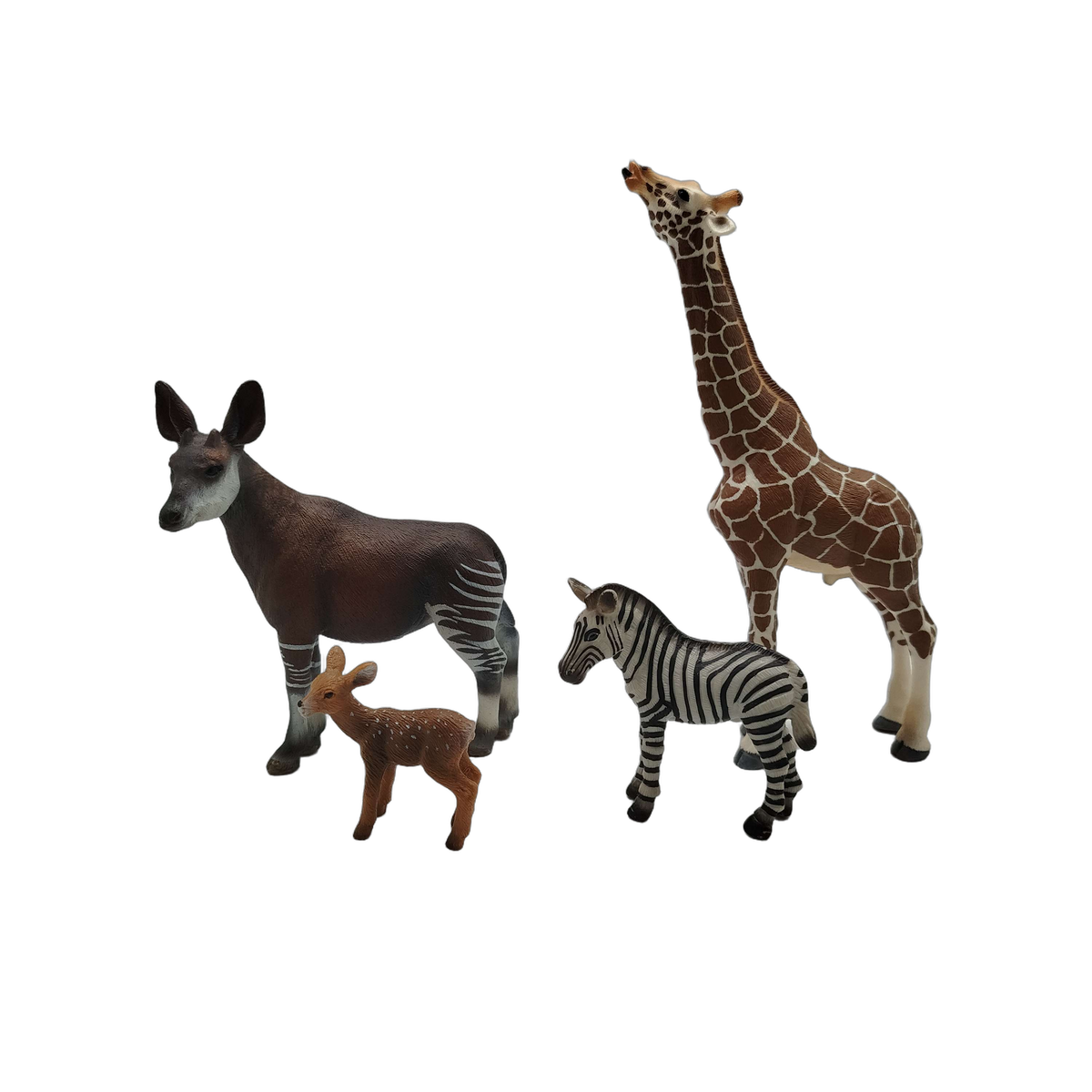 Schleich Tiere Bundle Wildtiere Giraffe Zebra 6 Teile Tierfiguren