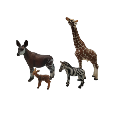 Schleich Tiere Bundle Wildtiere Giraffe Zebra 6 Teile Tierfiguren