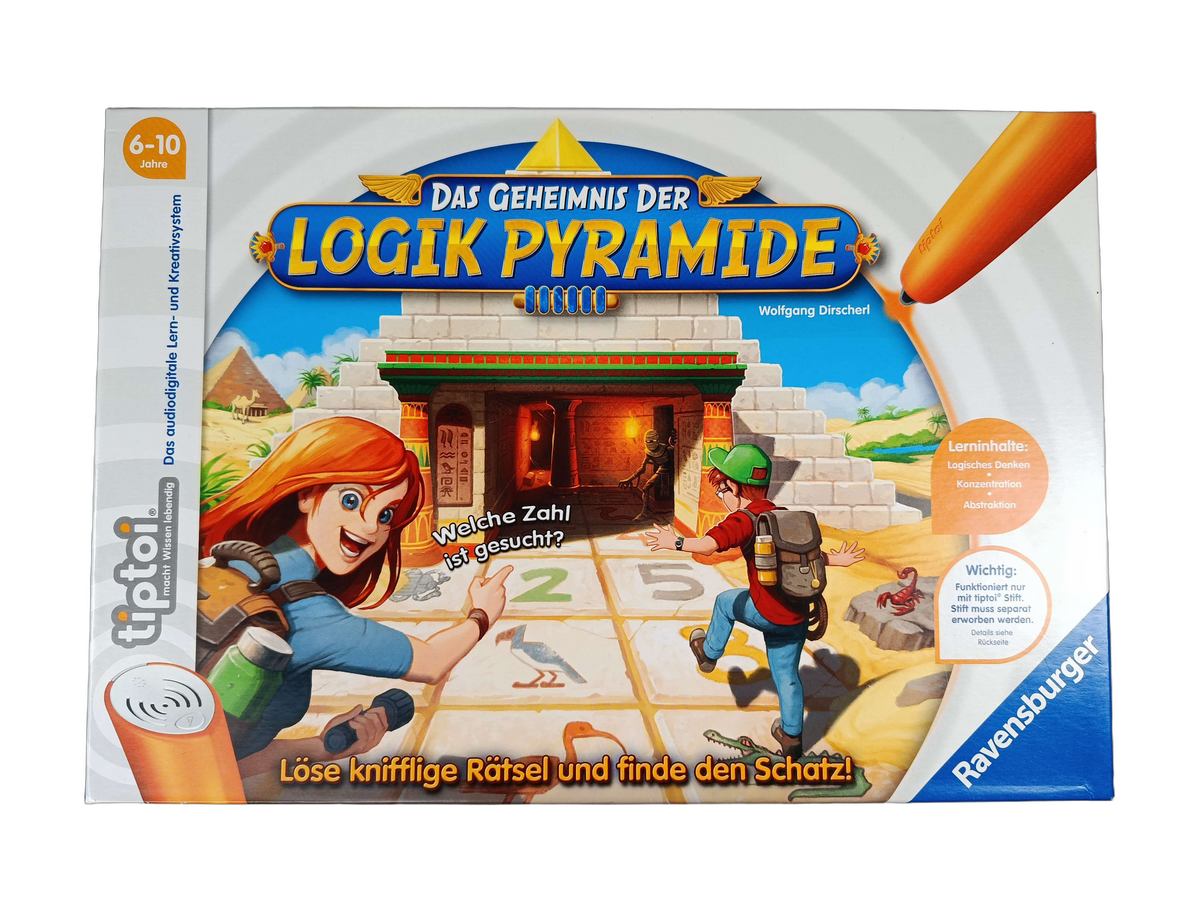 Ravensburger tiptoi Geheimnis der Logik-Pyramide Lernspiel