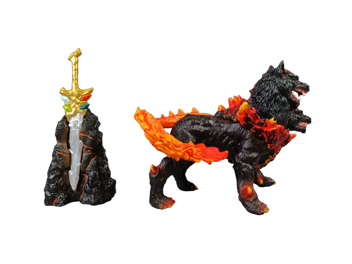 Schleich Bundle Eldrador Höllenhund & Lavafels 2 Teile Figuren