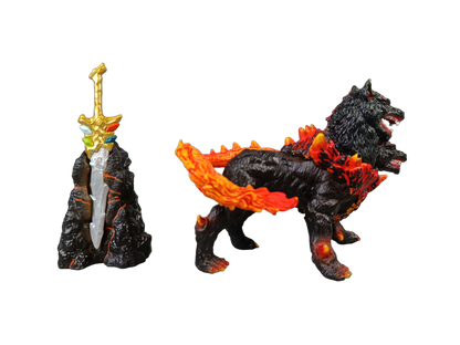 Schleich Bundle Eldrador Höllenhund & Lavafels 2 Teile Figuren