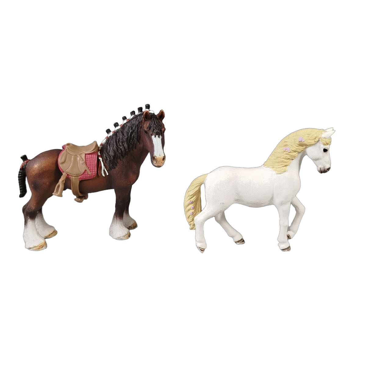 Schleich Tiere Bundle Pferde Shire Horse & Mustang 5 Teile
