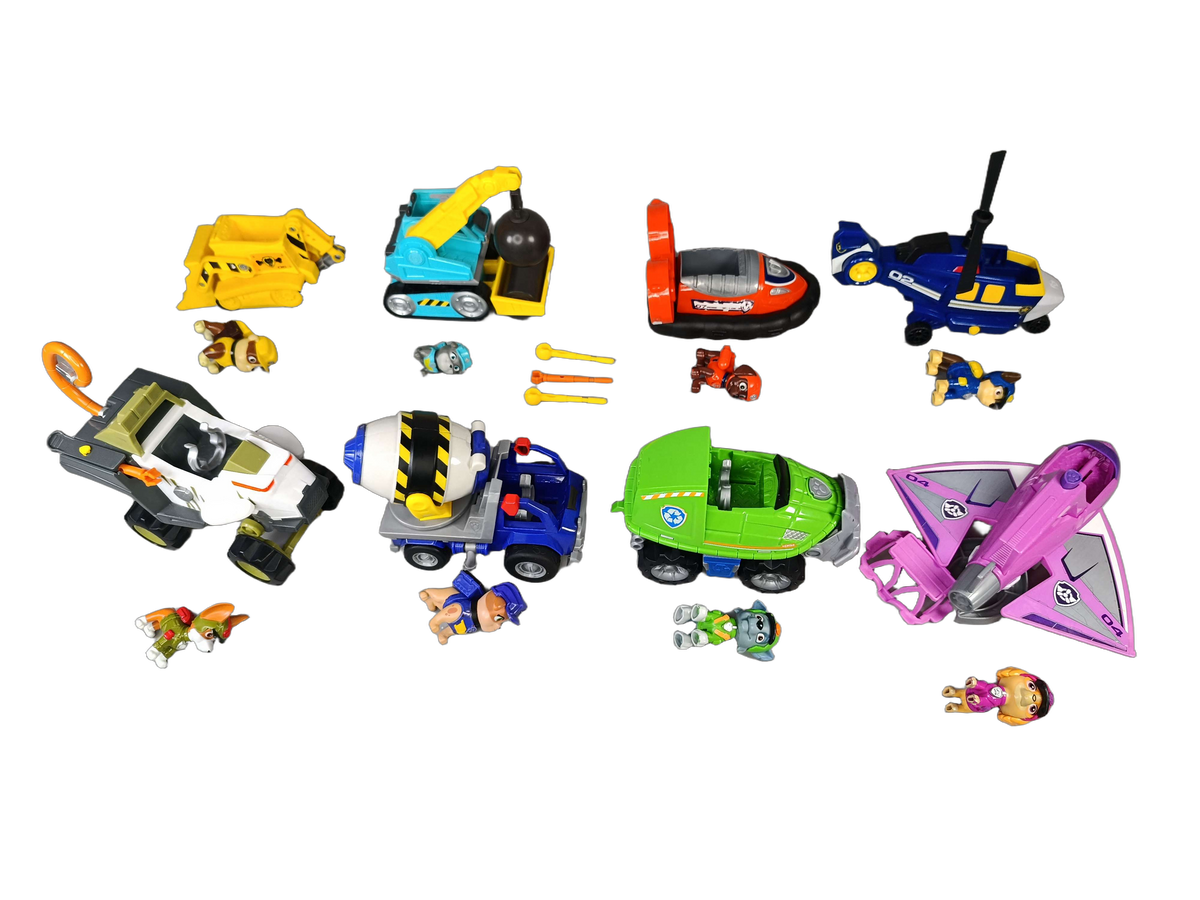 Spin Master Bundle Paw Patrol großes Set Fahrzeuge & Figuren