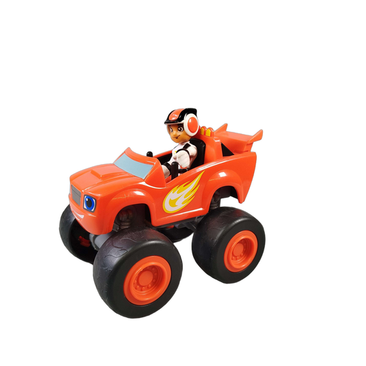 Mattel Blaze und die Monster-Maschinen Monstertruck mit AJ-Figur