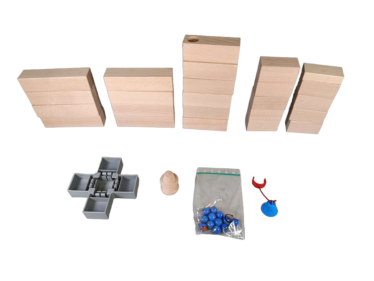 HABA Kugelbahn Bauteile Murmelbahn Holz & Kunststoff Ergänzung