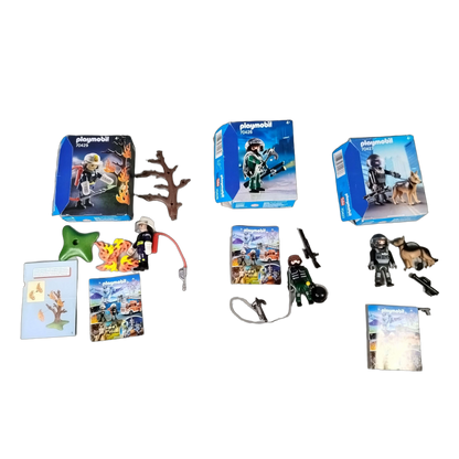 Playmobil Bundle Polizei & Feuerwehr 70426 70427 Set von 3 Figuren