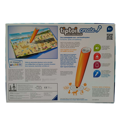 Ravensburger tiptoi CREATE Starter-Set Stift & Weltreise-Buch