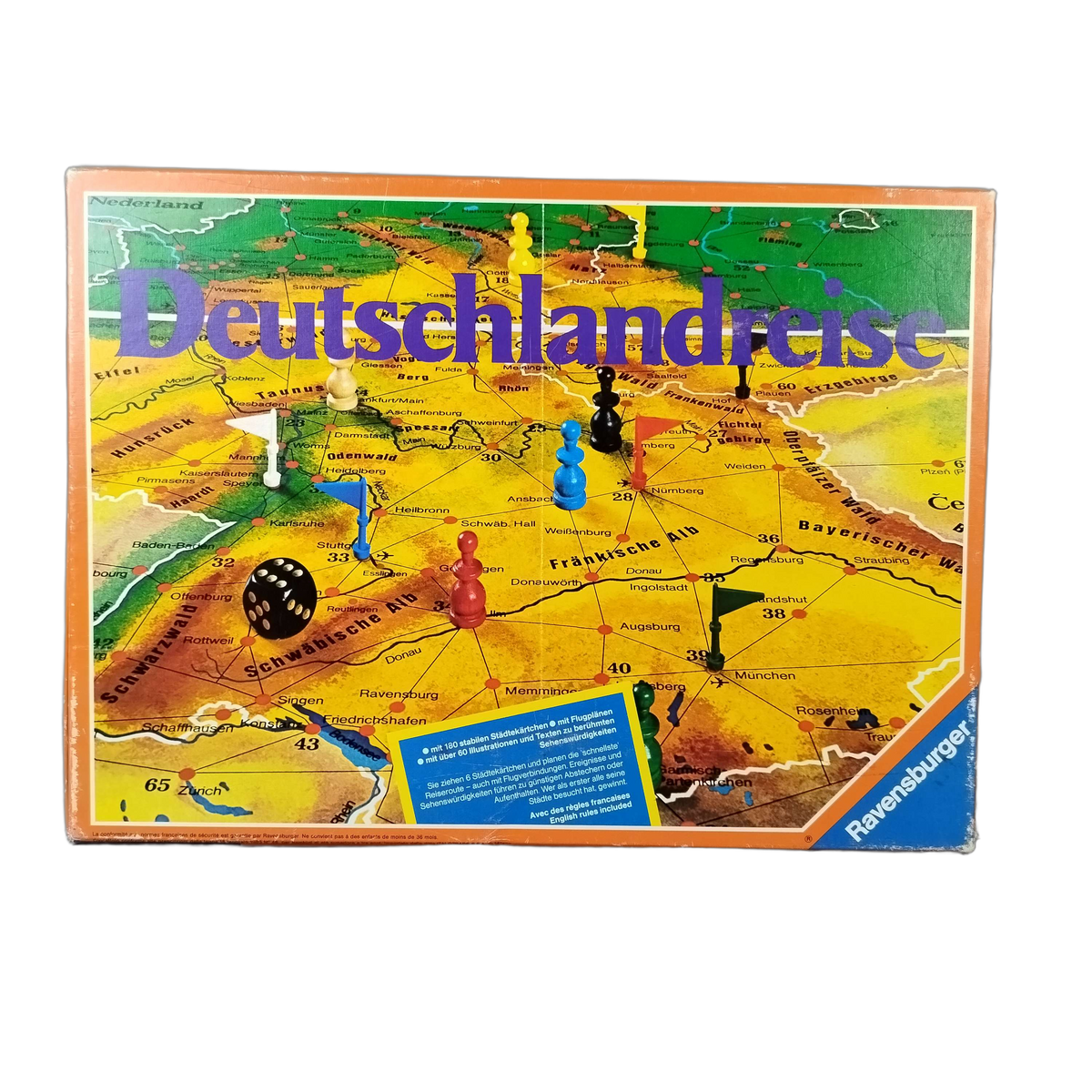 Ravensburger Deutschlandreise Brettspiel Geografie Lernspiel