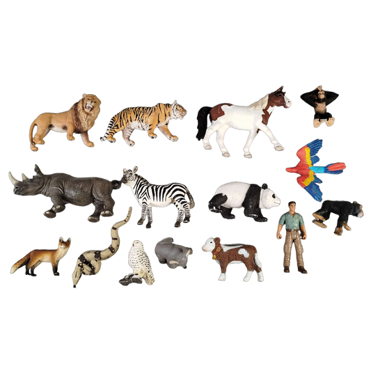 Schleich Tiere Bundle 16 Teile Tierfiguren & Tierpfleger