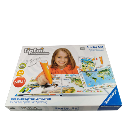 Ravensburger tiptoi Weltatlas 00524 Starter-Set mit Zubehör