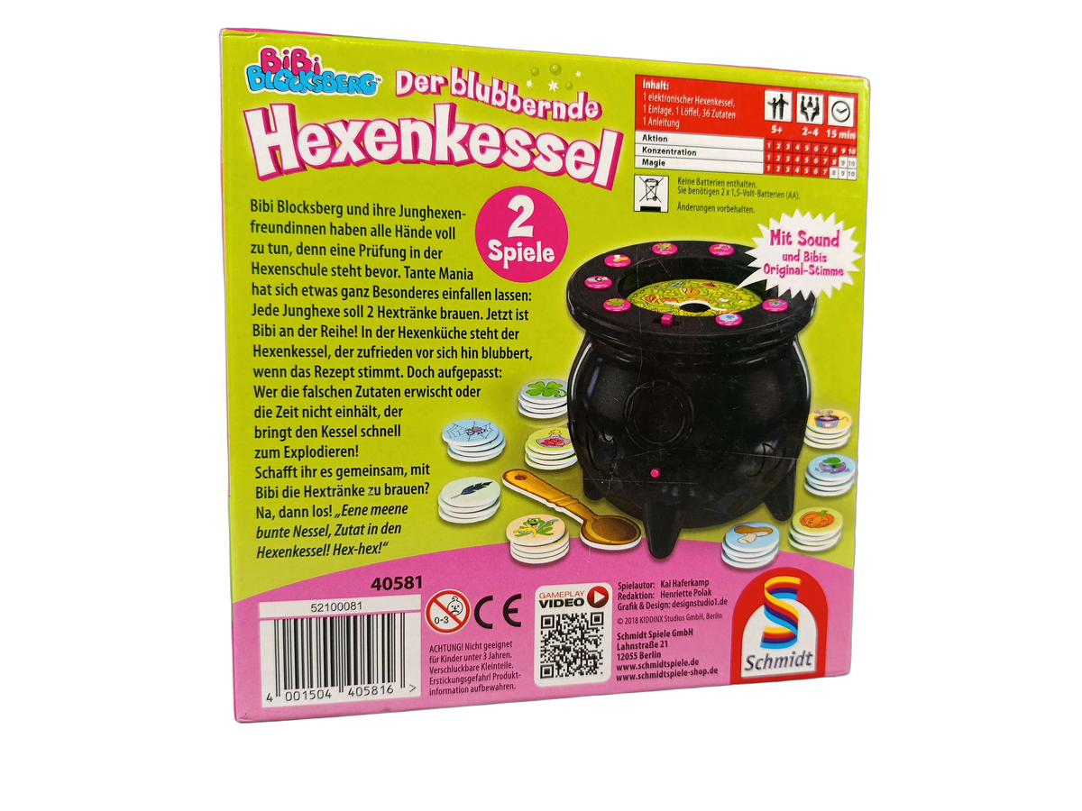 Schmidt Spiele Bibi Blocksberg Hexenkessel 40581 Kinderspiel